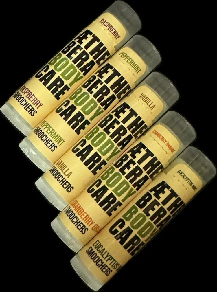 Aethelbera Body Care Variety Pack Natural, Organic Lip Balm Smoochers PNP Merchandizing