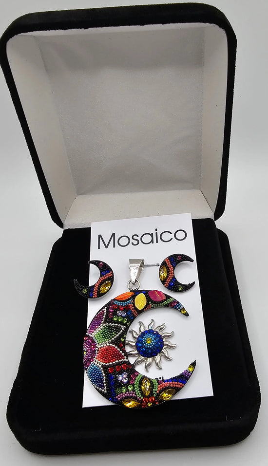 Mosaico Hand Made Pendant/Earring Set PNP Merchandizing