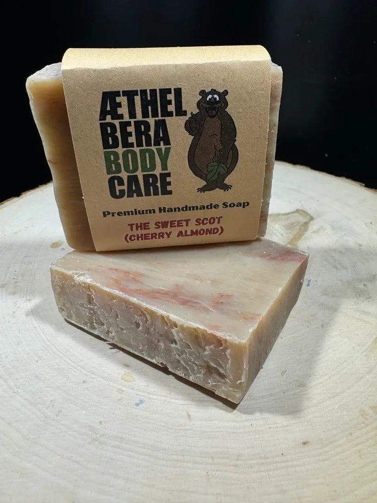 Athelbera Body Care The Sweet Scot Cherry/Almond Hand Cut Soap PNP Merchandizing