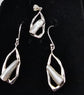 Special Concepts Dangling Long Chain Fresh Water Pearl Earrings with Matching  Pearl Pendant